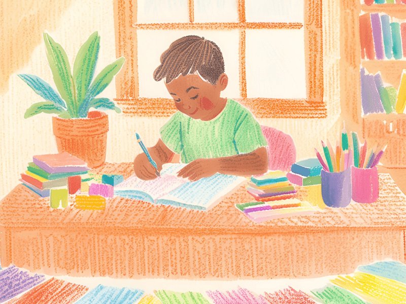 Child happy flexible eclectic homeschooling