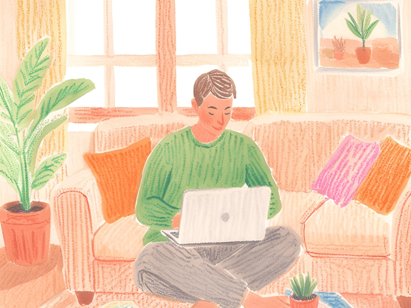 parent researching homeschool companies reviews online