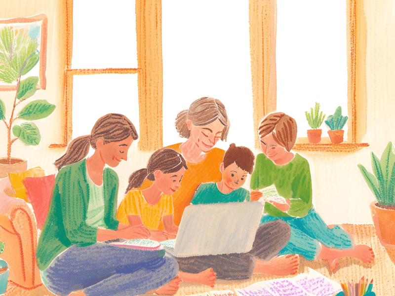 Homeschool family managing FES-UA Invoicing & Reimbursements step by step