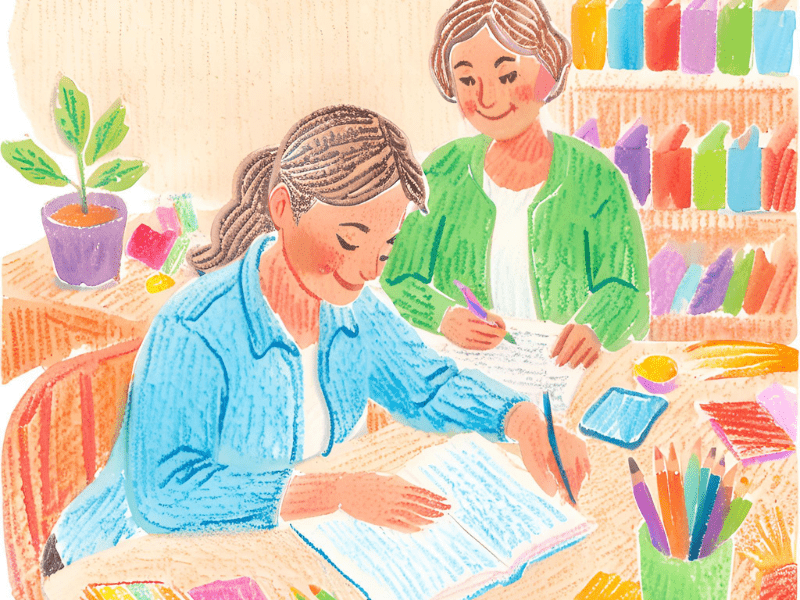 Parent child eclectic homeschooling learning