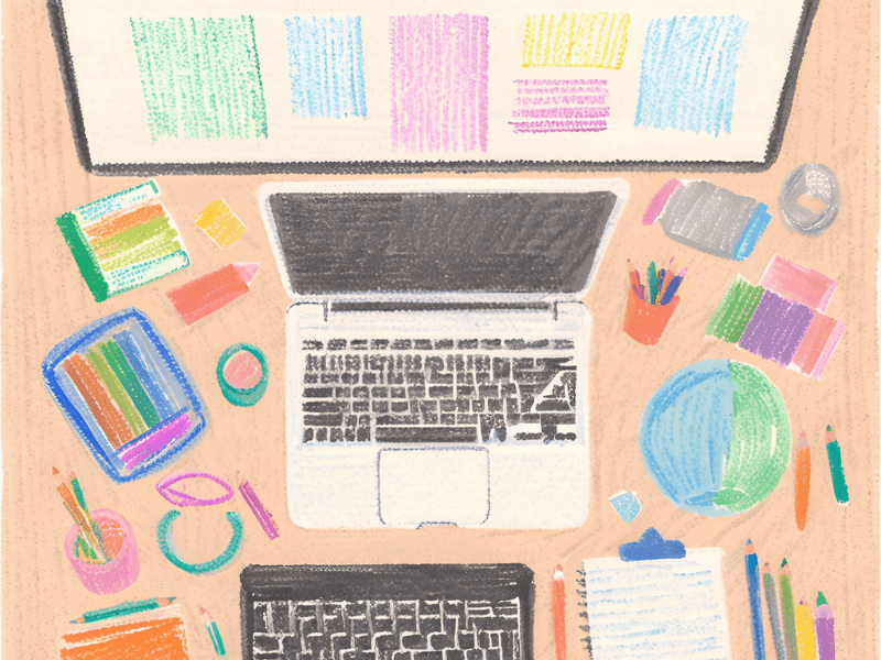 secular online homeschool workspace setup